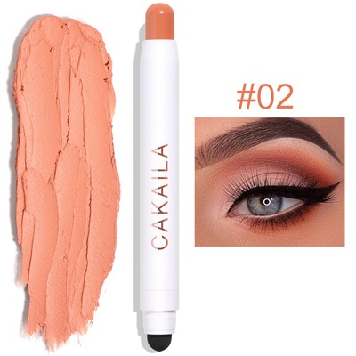 Двухсторонние тени-карандаш с растушевкой eyeshadow stick CAKAILA 02