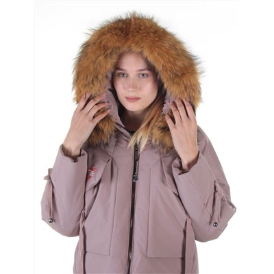 117-B PINK POWDER Куртка зимняя женская FineBabyCat