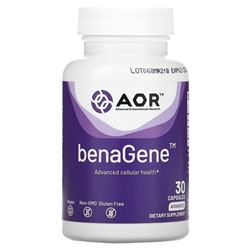 Advanced Orthomolecular Research AOR, BenaGene, 30 вегетарианских капсул