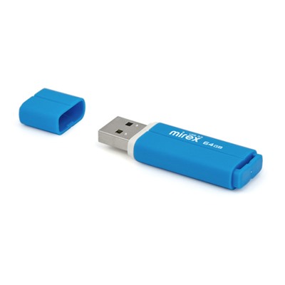 USB 3.0 флэш-накопитель 64 ГБ  Mirex LINE BLUE 64GB (ecopack)