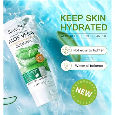 Пенка для умывания Sadoer Aloe Vera Cleanser 100g