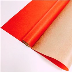 Крафт-бумага вержированная Красная / рулон 0,7*10 м