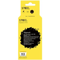 Струйный картридж T2 IC-H321 (CB321HE/CB321/CN684HE/178XL/178 XL) для принтеров HP, черный