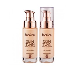 Topface Тональная основа 3D эффект "Skin Twin Cover Foundation" тон 01, фарфор - PT464 32мл