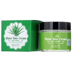 Крем для лица Jigott Aloe Water Blue Cream с экстрактом алое 70ml