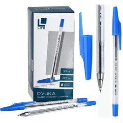 Ручка шариковая синяя, конусовидный наконечник, 0,7 мм