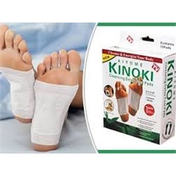 Пластырь на стопы для выведения токсинов Kinoki (набор 10 шт)