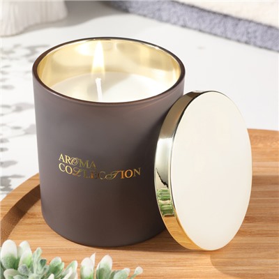 Свеча ароматическая в стакане "Aroma collection", 260 г, османтус, в тубусе