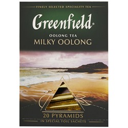 Чай Greenfield Milky Oolong зел. пирамидки фольгир. 20 пак/уп 0905-08