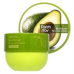 Крем для лица и тела Farmstay Face&Body Real Avocado All-In-One Cream антивозрастной питательный с экстрактом авокадо