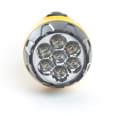 Фонарь аккумуляторный, 15 LED DC (свинцово-кислотная батарея), желтый, TH2295 (TH93C)