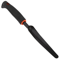 "Грач" Корнеудалитель 35,5х3,5х6см, сталь А3, окрашенная, цвет - черный матовый, эргономичная пластмассовая ручка с ПВХ, с отверстием для подвешивания, цвет - черный (Китай)