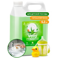 GRASS Velly Sensitive Средство для мытья посуды Алоэ вера 5,2кг