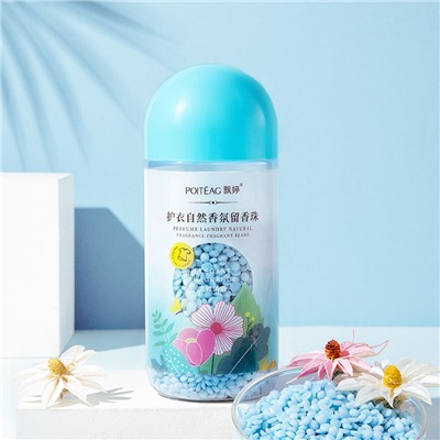 Парфюм для одежды в гранулах с элегантным ароматом POITEAG Parfume Laundry Natural Fragrance Fragrant Beads , 200гр