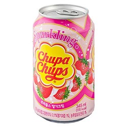 Напиток Chupa Chups клубничный 0,345л Корея