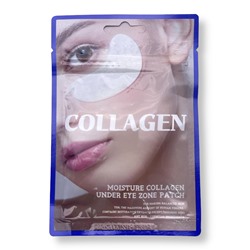 Увлажняющие тканевые патчи с коллагеном TenZero Moisture Collagen Under Eye Zone Patch, 30 шт