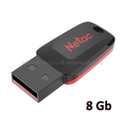 Флеш-накопитель USB 8GB Netac U197 mini Black/Red (UM)