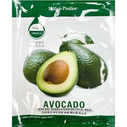 Тканевая маска для лица Million Pauline Fresh And Tender Hydrating Facial Mask Avocado