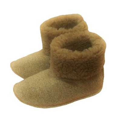 Тапки - носки детские овечья шерсть (размер 32-33)