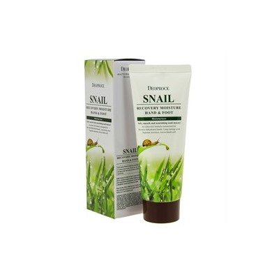 Крем для рук и тела Deoproce Snail Recovery Moisure Hand & Foot cream