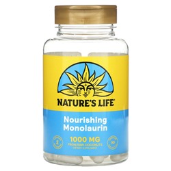 Nature's Life, Монолаурин, 90 вегетарианских капсул