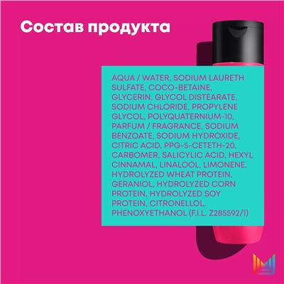 Шампунь профессиональный для восстановления волос с жидким протеином, 300 мл