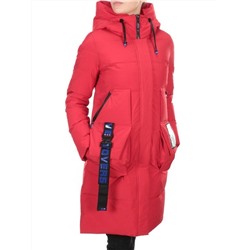 20-901 RED Пальто зимнее женское HAPPYSNOW (150 гр. холлофайбера)