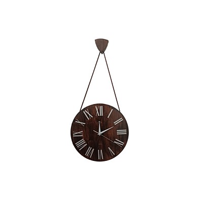 Часы настенные интерьерные  из дерева с подвесом "Классика" Рубин  2828-003 (10)