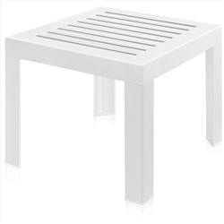 Столик для шезлонга "Aqua" 405х405х348 (белый) (1)