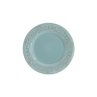 Тарелка закусочная 22.5см "Venice" (голубой) кам.керамика без инд.упаковки.