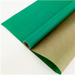 Крафт-бумага вержированная Травяная (Зеленая) / рулон 0,7*10 м