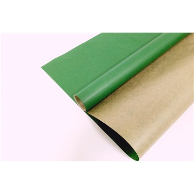 Крафт-бумага вержированная Зеленая 40гр. / рулон 0.7*10 м