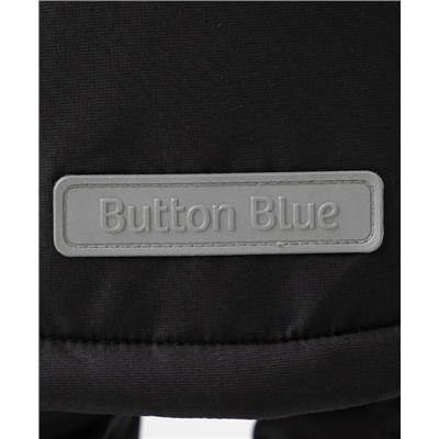 Пальто зимнее с мембраной черное Active Button Blue