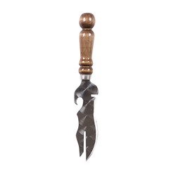 Нож шампурный с деревянной ручкой "ЭКО" 2х45х150(270)мм арт.2К-388