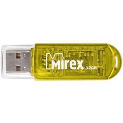 USB флэш-накопитель  32 ГБ  Mirex ELF YELLOW  32GB (ecopack)