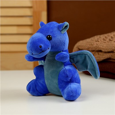 Мягкая игрушка «Дракончик», 17 см, цвет синий