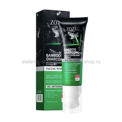 Пенка для умывания ZOZU Bamboo Charcoal Facial Wash 120g