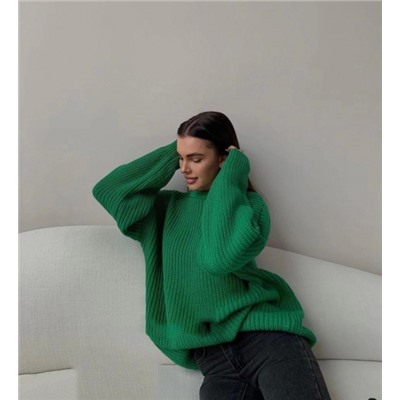 Вязаный свитер oversize ZI