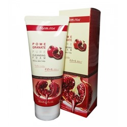 Пенка для умывания FarmStay Pure Cleansing Foam, 180ml (гранат)