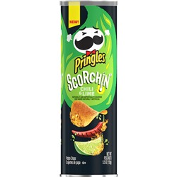 Чипсы Pringles Scorchin Extra Hot Chili Lime 158 гр