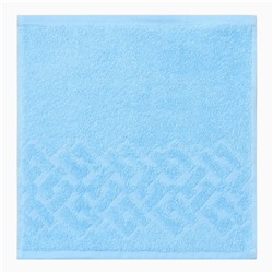 Полотенце махровое Baldric 30Х60см, цвет голубой, 360г/м2, 100% хлопок
