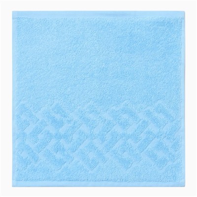 Полотенце махровое Baldric 30Х60см, цвет голубой, 360г/м2, 100% хлопок