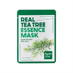 Тканевая маска для лицаFarmStay Real tea tree essence mask, 23мл  с экстрактом чайного дерева