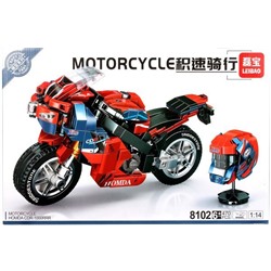 Конструктор Leibao " Мотоцикл Honda CDR-1000RRR"" , 470 деталей