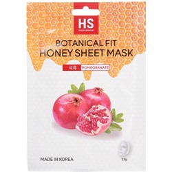 VO7 маска для лица "botanical fit honey" с мёдом и экстрактом граната