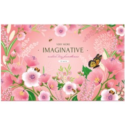 Альбом для рисования ArtSpace 32л. на скрепке "Цветы. Magic flowers" (А32_36022) обложка картон