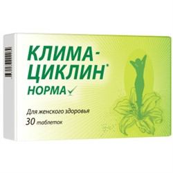 Климациклин Норма компл изофлаваноидов сои/витекса таб БАД N 30