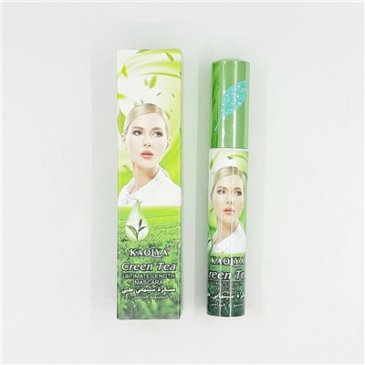 KAQIYA  Тушь для ресниц GREEN TEA Максимальное удлинение, Подкручивание (чёрная)  10г  (9070)  (ТВ-2450)