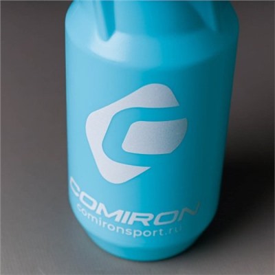 Бутылка для воды COMIRON "Advance" с одноцветным принтом. Голубая. 850 мл. /711617 /FWCPE-281Сb / уп 1