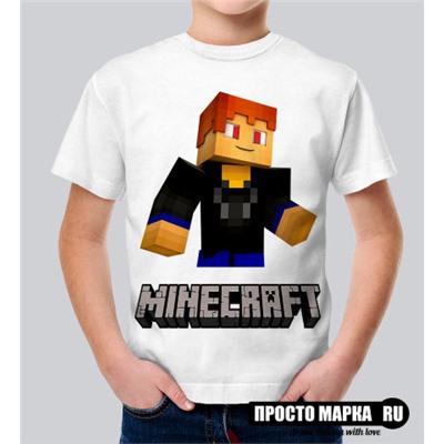Детская футболка Minecraft Алекс